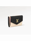 Lockmini Lockme Half Wallet Black Beige - LOUIS VUITTON - BALAAN 4