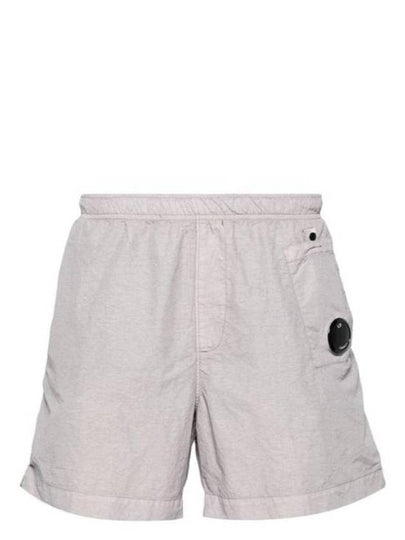 Flat Nylon Lens Beachwear Shorts Grey - CP COMPANY - BALAAN 2