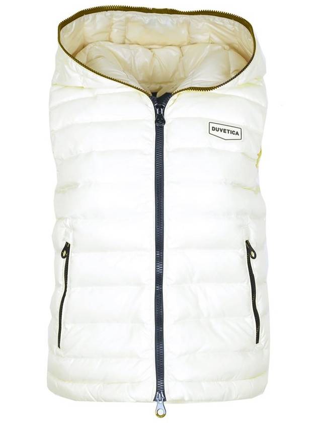 Pacenza Goose Down Padding Vest White - DUVETICA - BALAAN 1