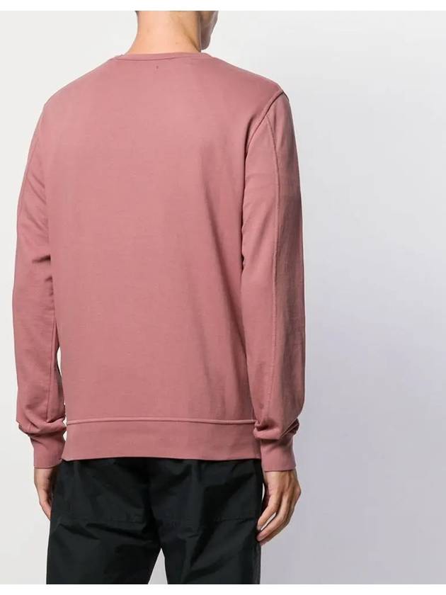 Lens Wappen Fleece Sweatshirt Pink - CP COMPANY - BALAAN 5