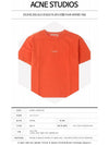 Acne 20SS AL0135 BCB Mini Logo Short Sleeve T-Shirt Poppy Red Women’s T-Shirt TJ - ACNE STUDIOS - BALAAN 2