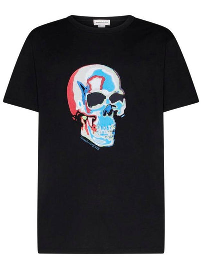 23 fw Black Multicolor Cotton T-Shirt 750661QVZ110901 B0480372128 - ALEXANDER MCQUEEN - BALAAN 2