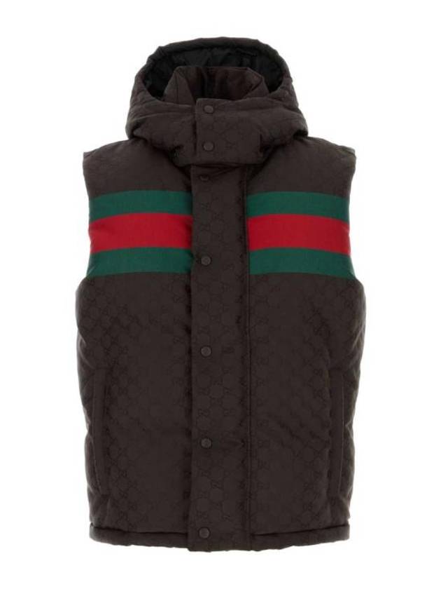 Hooded Down Vest Black - GUCCI - BALAAN 2