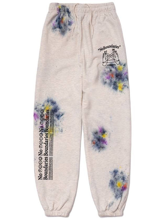 Hand Spray Dyed Sweatpants Ivory - CONECTX - BALAAN 2