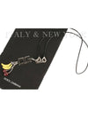 DG Logo Banana Pendant Necklace Black - DOLCE&GABBANA - BALAAN 5