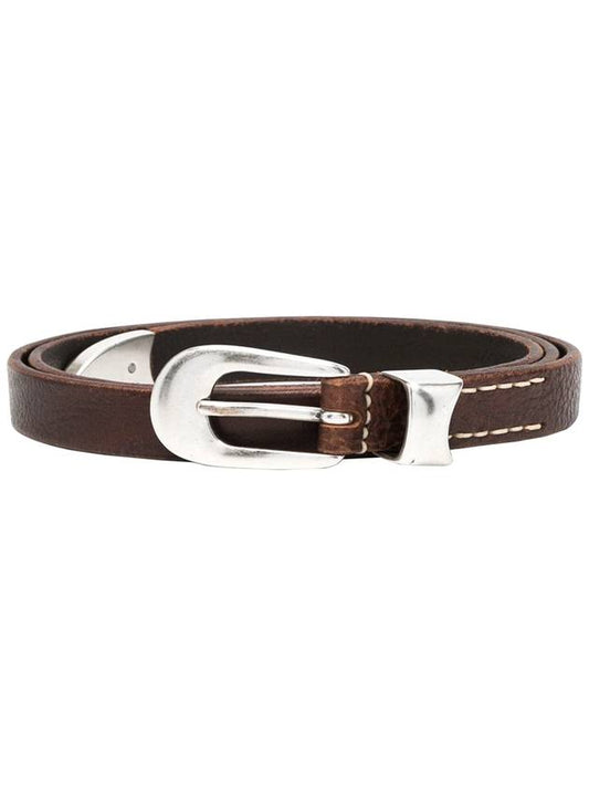 Leather 2CM Belt Brown - OUR LEGACY - BALAAN 2