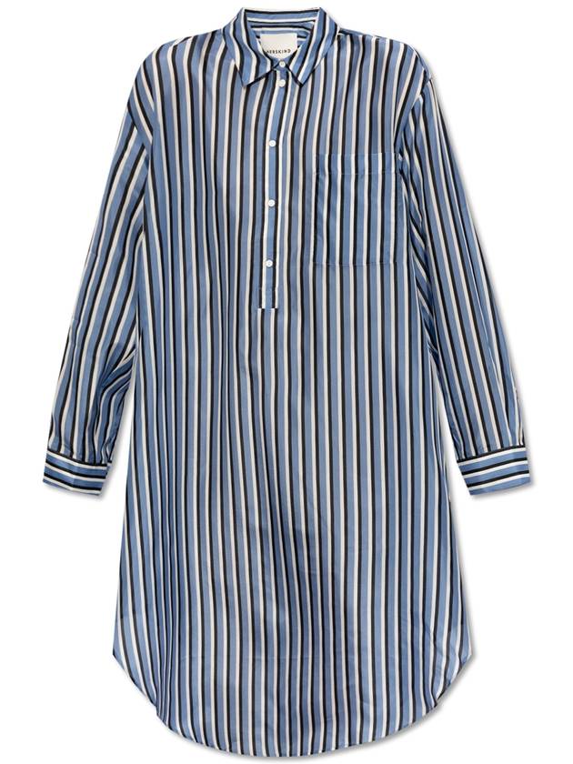 HERSKIND ‘Meyer’ Shirt Dress, Women's, Blue - BIRGITTE HERSKIND - BALAAN 1