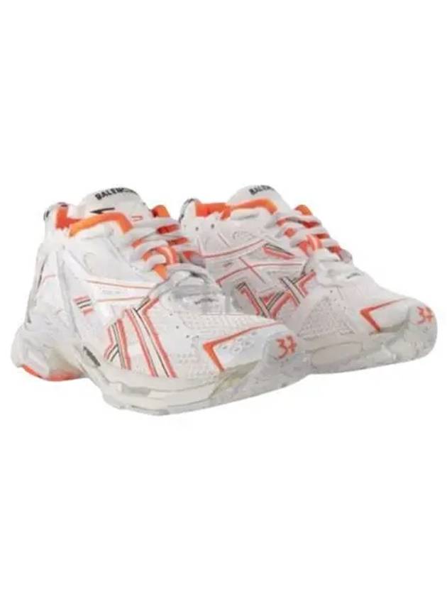 Runner Low-Top Sneakers White Orange - BALENCIAGA - BALAAN 2