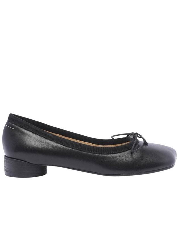 Leather Ballerina Flats Black - MAISON MARGIELA - BALAAN 2