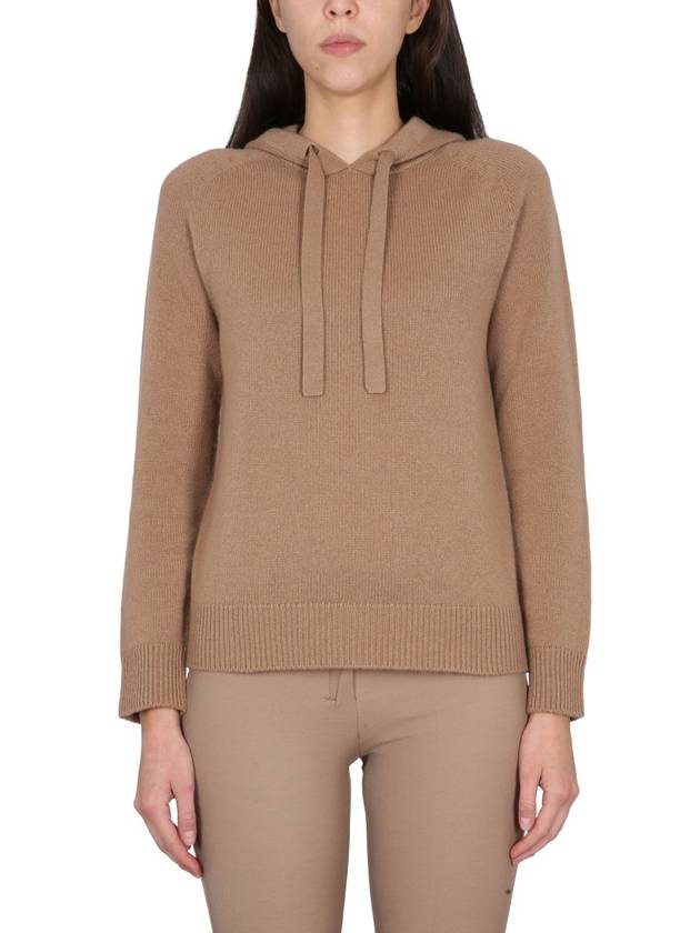 Women's Bilgola Cashmere Yarn Knit Top Camel - S MAX MARA - BALAAN 2