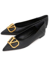 V logo signature ballerina women s flat shoes S0BH4RZR 0NO - VALENTINO - BALAAN 1