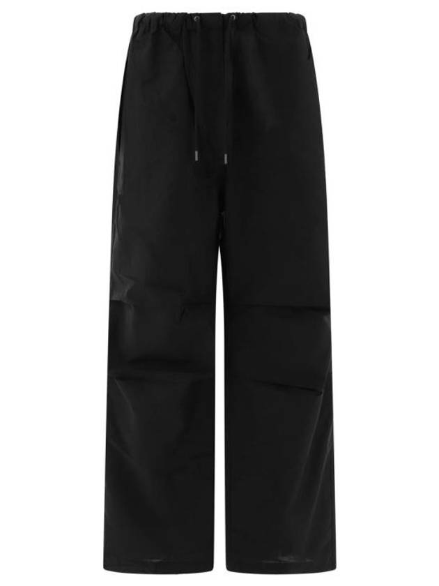 Relaxed Fit Straight Pants Black - ACNE STUDIOS - BALAAN 1