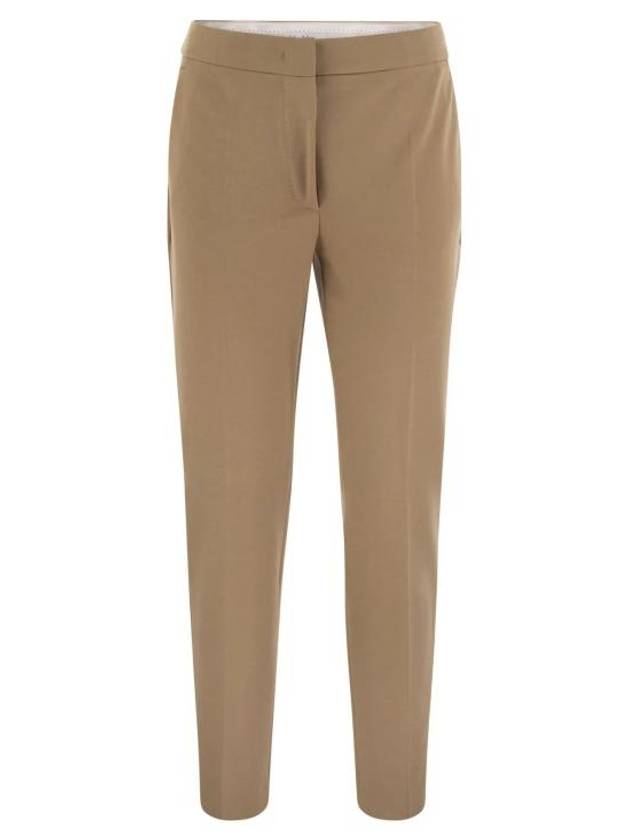 Pegno Rayon Slacks Beige - MAX MARA - BALAAN 2