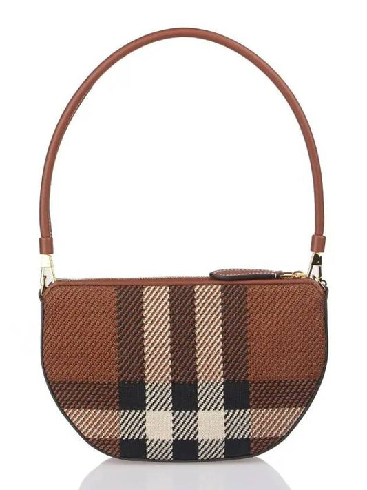 Olympia Check Shoulder Bag Birch Brown - BURBERRY - BALAAN 2