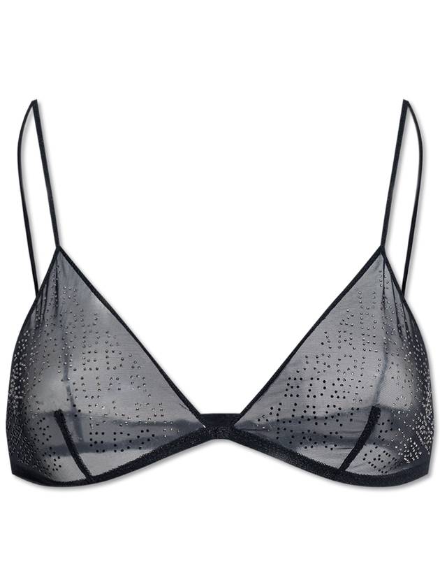 Dsquared2 Bra With Decorative Finish, Women's, Black - DSQUARED2 - BALAAN 1