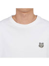 Bold Fox Head Patch Comfort Short Slevee T-Shirt White - MAISON KITSUNE - BALAAN 6