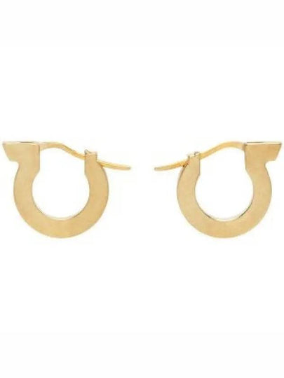 Gancini Hoop Earrings Gold - SALVATORE FERRAGAMO - BALAAN 2