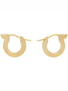 Gancini Hoop Earrings Gold - SALVATORE FERRAGAMO - BALAAN 2