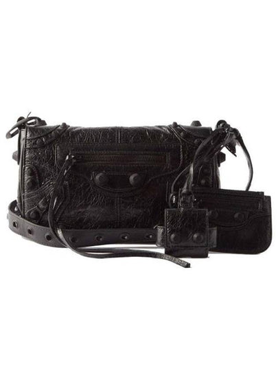 Le Cagole XS Lambskin Flap Cross Bag Black - BALENCIAGA - BALAAN 2