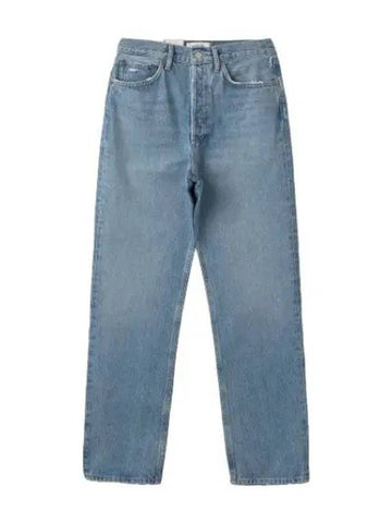 A Goldie mid rise straight denim pants blue jeans - AGOLDE - BALAAN 1