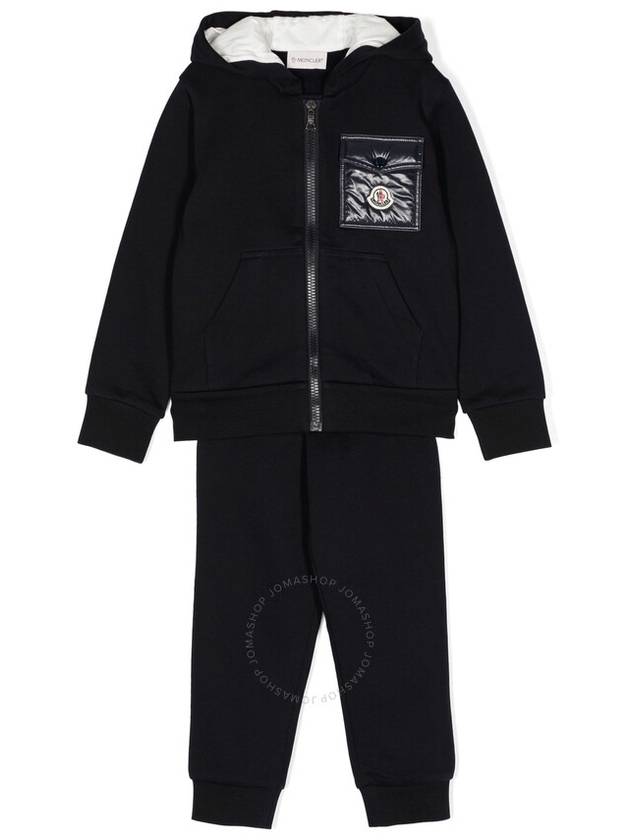 Moncler Boys Logo-Patch Cotton Tracksuit, Size 6 - MONCLER - BALAAN 1