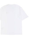 Small Heart Logo Boxy Fit Short Sleeve T-Shirt White - AMI - BALAAN 3