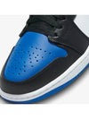 Air Jordan 1 Low Top Sneakers Royal Blue Black - NIKE - BALAAN 7