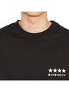 Logo Print Short Sleeve T-Shirt Black - GIVENCHY - BALAAN 6