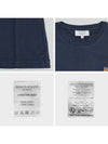 Fox Head Patch Regular Short Sleeve T-Shirt Navy - MAISON KITSUNE - BALAAN 7