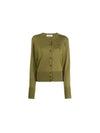 Bea Logo Cardigan Green - VIVIENNE WESTWOOD - BALAAN 2