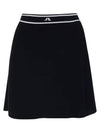 Emma Logo Knit Skirt Black GWSD11128 9999 - J.LINDEBERG - BALAAN 1