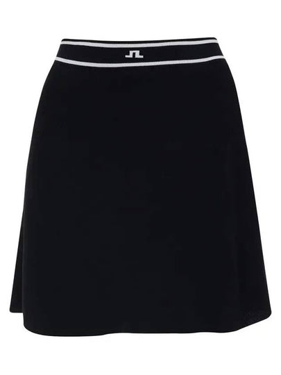 Emma Logo Knit Skirt Black GWSD11128 9999 - J.LINDEBERG - BALAAN 2