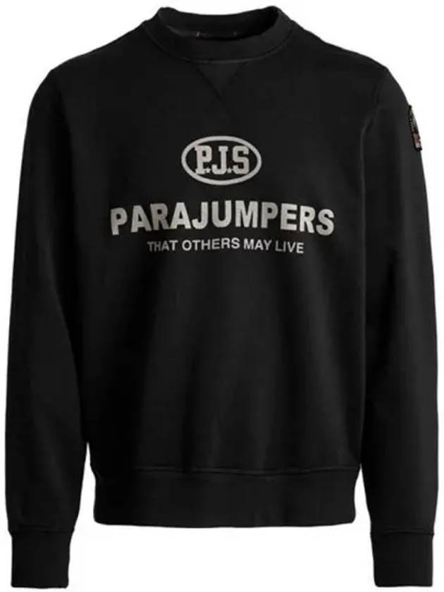 PM FLE GF02 541 TOML logo printing crew neck sweatshirt black men s TR 271048 - PARAJUMPERS - BALAAN 1