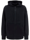 Albemarle Padded Zip-Up Hoodie Black - MOOSE KNUCKLES - BALAAN 1