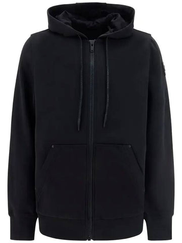 Albemarle Padded Zip-Up Hoodie Black - MOOSE KNUCKLES - BALAAN 1