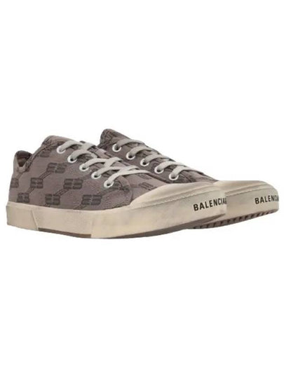 BB Monogram Low-Top Sneakers Grey - BALENCIAGA - BALAAN 2