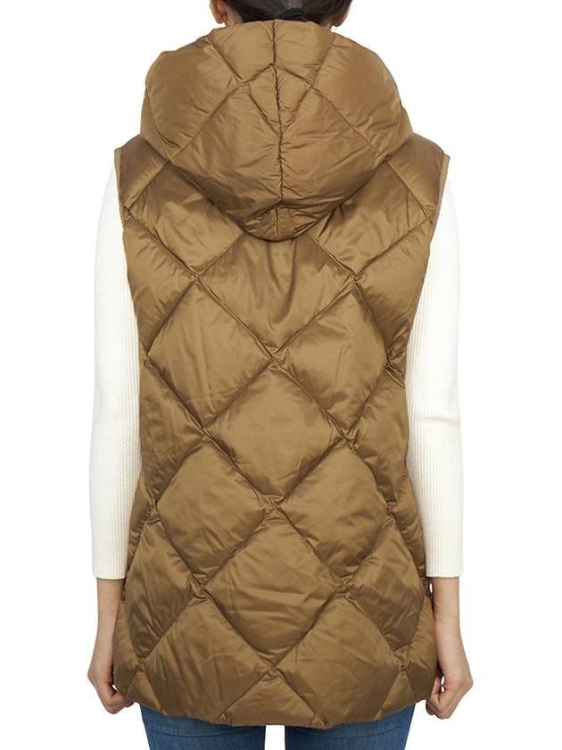 Frutto Padded Vest Brown - MAX MARA - BALAAN 4