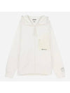 CP Company Men s Cotton Hooded Zip Up Jacket White 12CMSS078A005086W - CP COMPANY - BALAAN 1