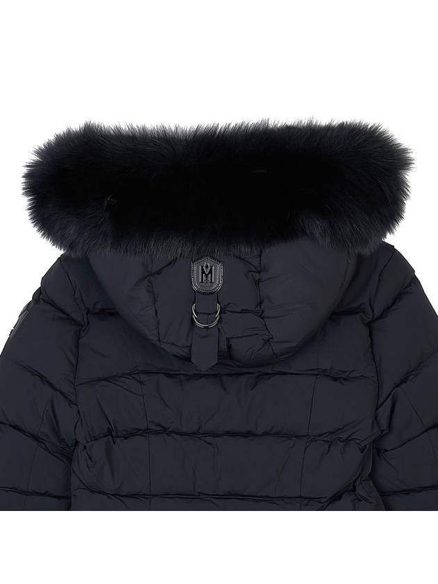 Color fox fur down jacket CALLA BX BLACK - MACKAGE - BALAAN 8