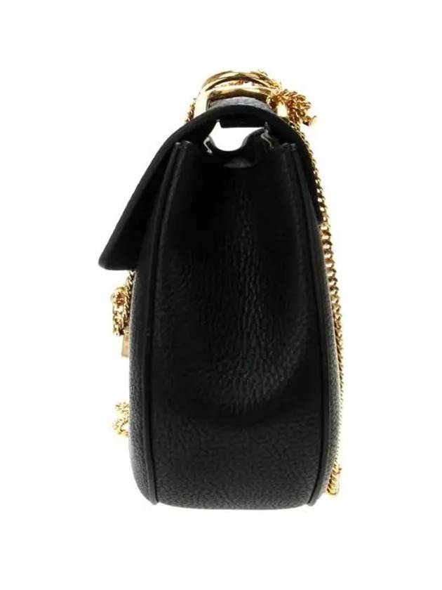 Drew Chain Shoulder Bag Black - CHLOE - BALAAN 4