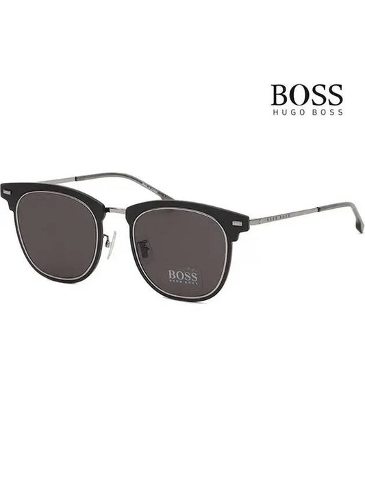 Hugo Boss Sunglasses BOSS1144FS 6LBK2 Asian Fit Titanium - HUGO BOSS - BALAAN 1