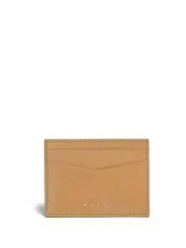 Debossed Logo Card Wallet Sand - MARNI - BALAAN 2