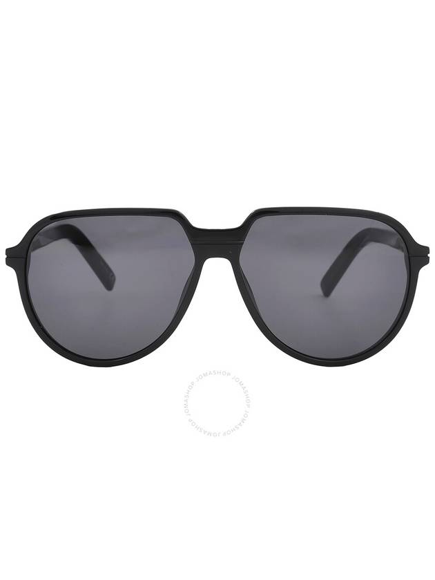 Dior Dark Grey Pilot Men's Sunglasses DIORESSENTIAL AI DM40005I 01A 58 - DIOR - BALAAN 1