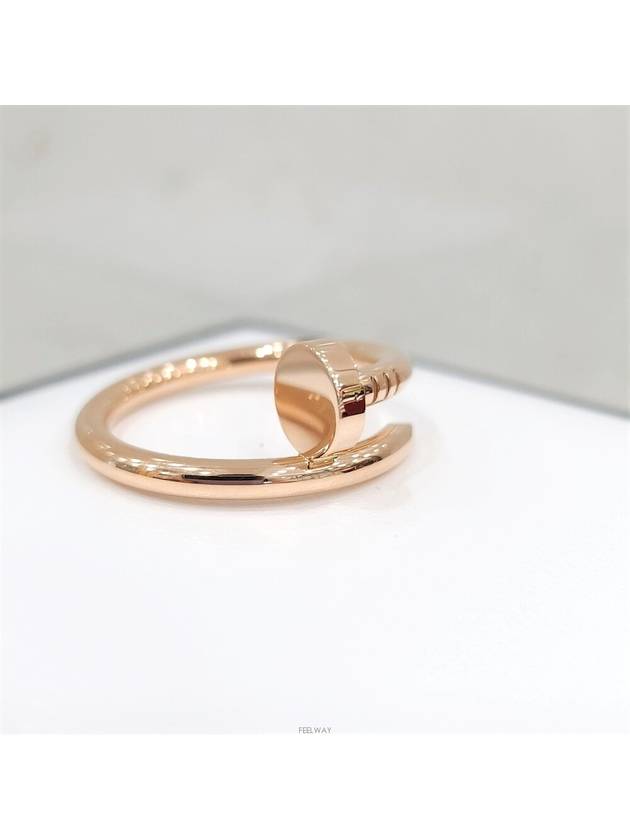 Lux You Just Angle Ring 18K Rose Gold No 61 - CARTIER - BALAAN 4