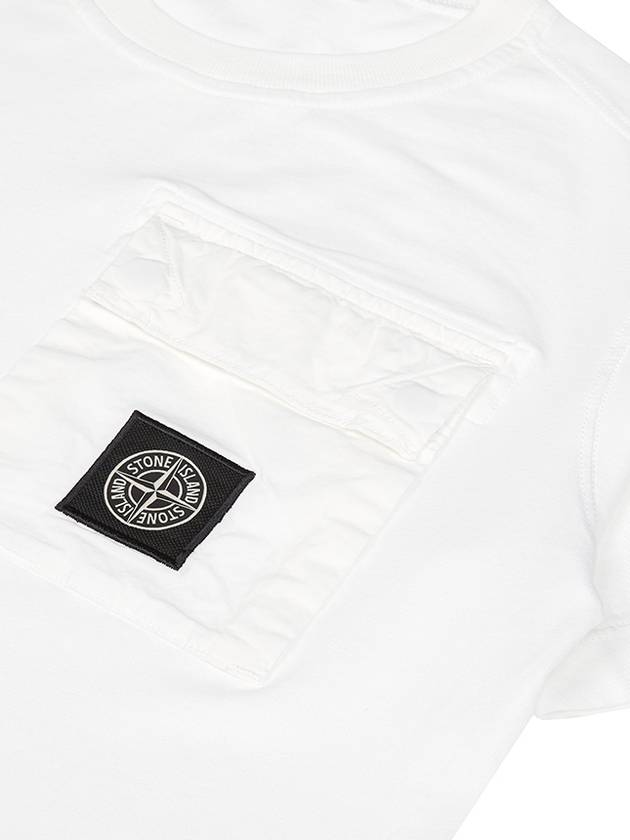 Kids short sleeve t shirt 801620247 V0001 10A12A Adult wearable - STONE ISLAND - BALAAN 4