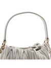 Matelasse Nappa Leather Bucket Bag White - MIU MIU - BALAAN 8