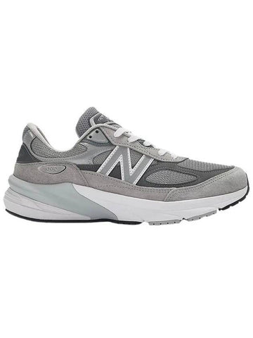 990V6 Castlerock Low-Top Sneakers Grey - NEW BALANCE - BALAAN 1