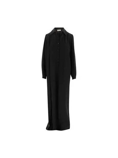 One Piece Women s Viscose Blend Black - SAINT LAURENT - BALAAN 1