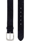 B Jackron Leather Belt Black - DIESEL - BALAAN 3