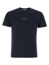 Stamp One Print Short Sleeve T-Shirt Navy - STONE ISLAND - BALAAN 1